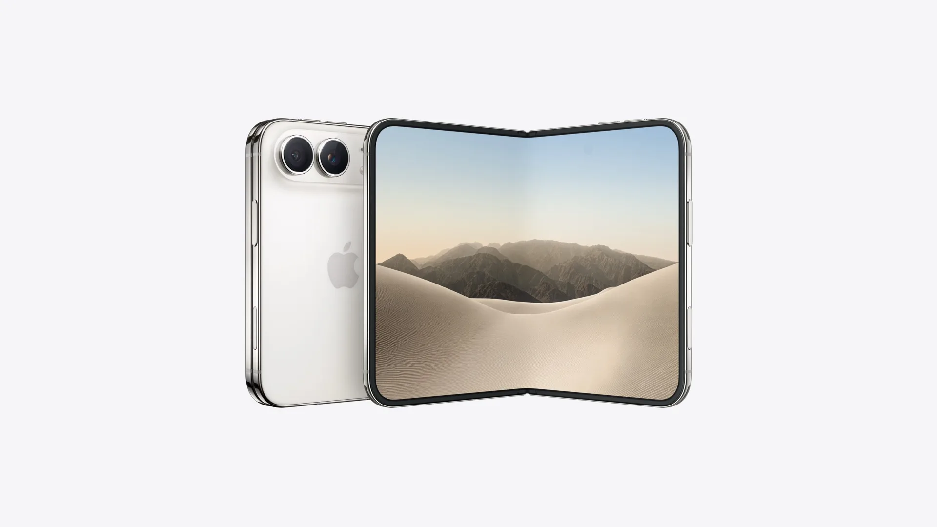 iPhone Duo Blanc stellaire, vue 1